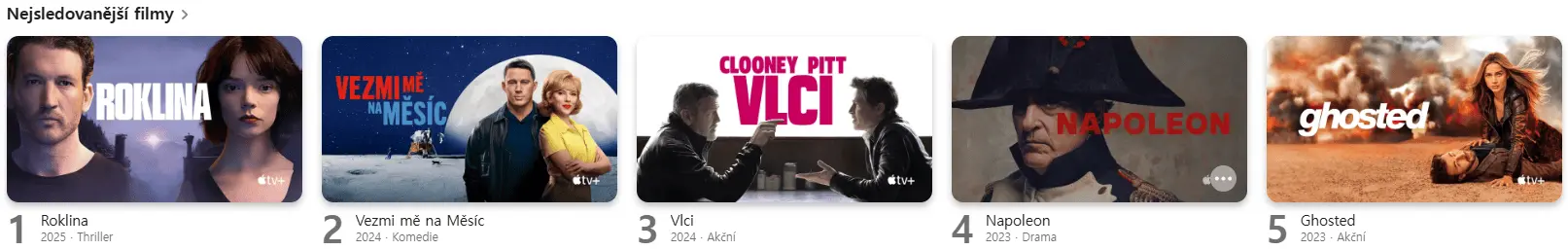 apple ukázka filmů vlastní produkce