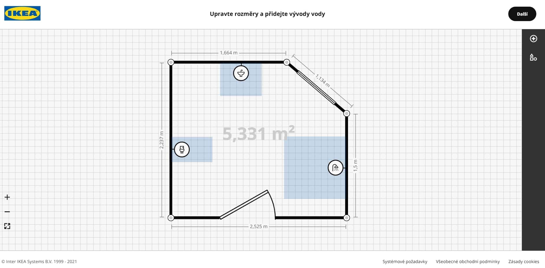 Ikea 3D plánovač koupelen půdorys recenze