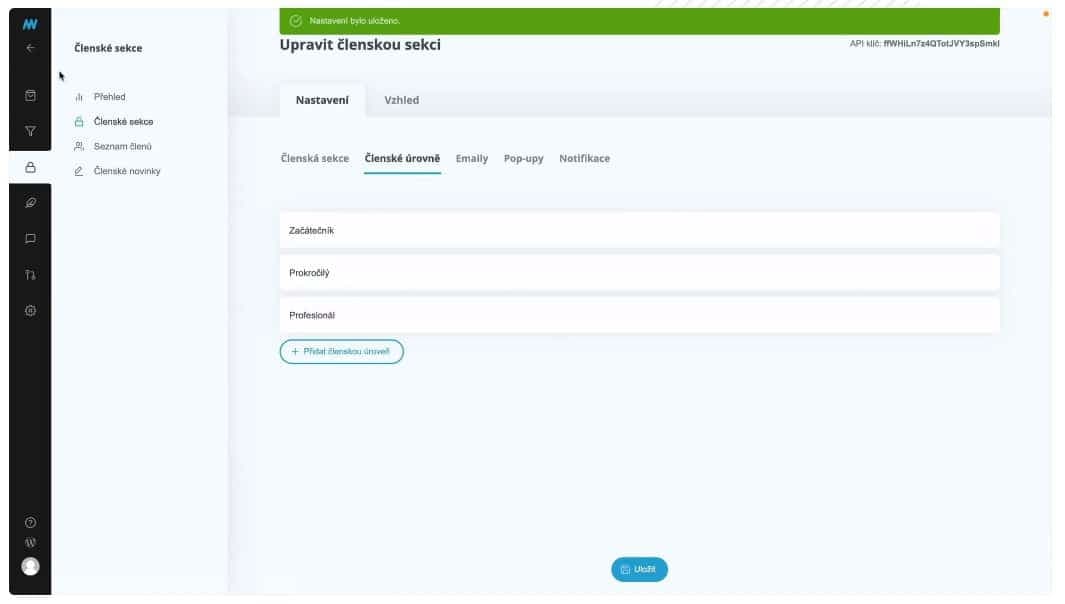 mioweb kluby kurzy webináře