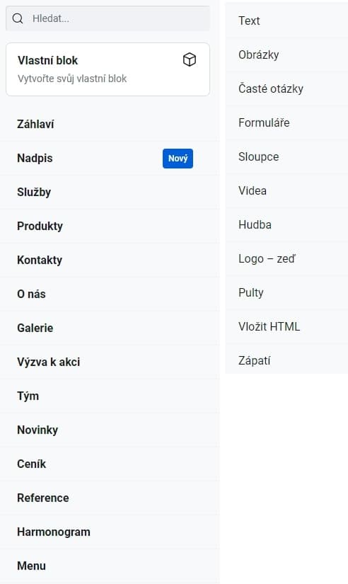 webglobe nabídka obsahu