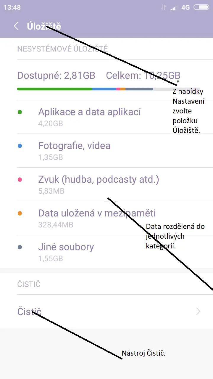 Vymazání mezipaměti