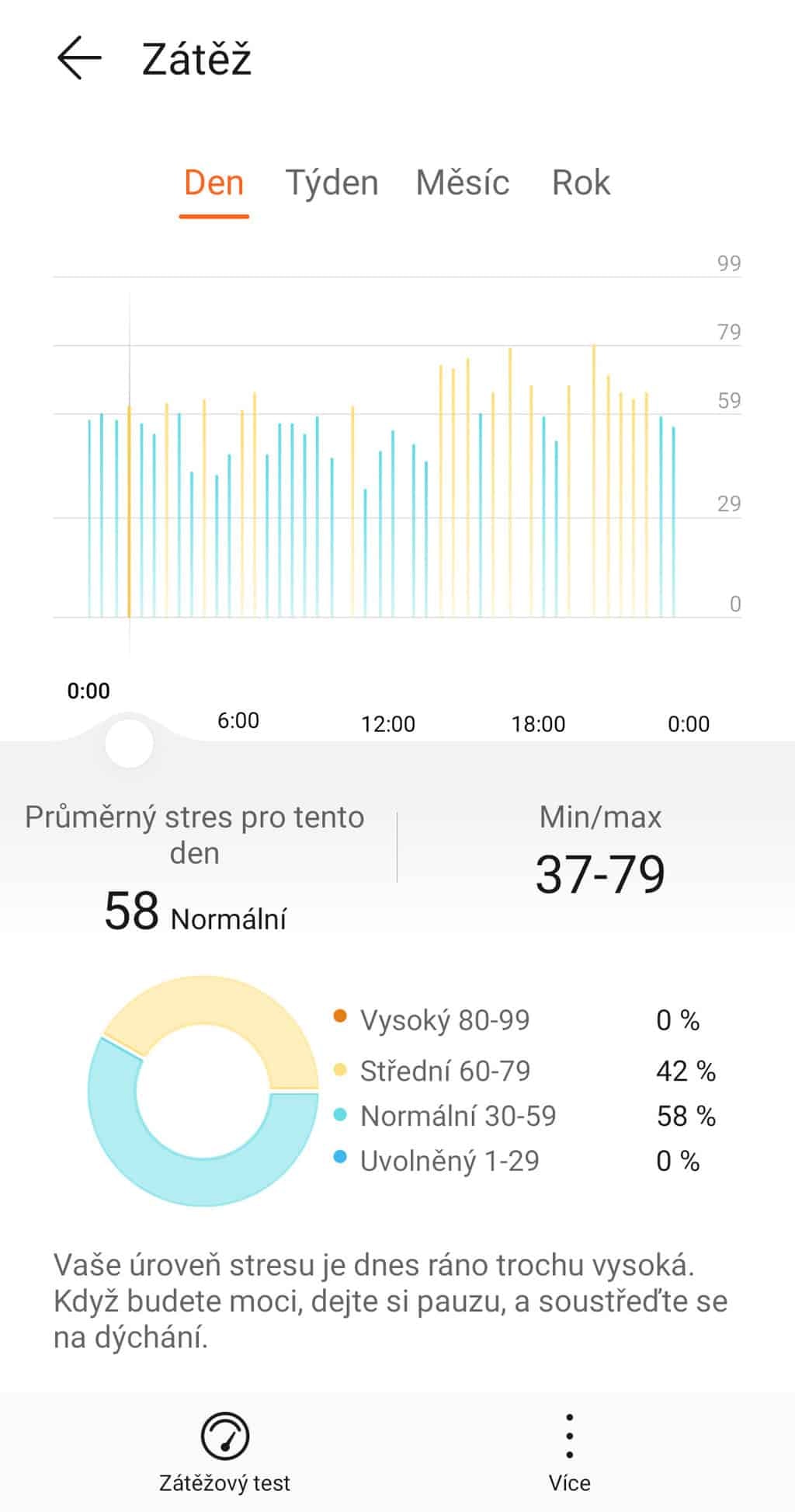 Recenze fitness náramku Honor Band 6 - aplikace