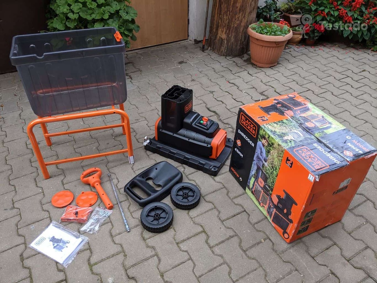 BEGAS5800 test drtiče větví - obsah balení