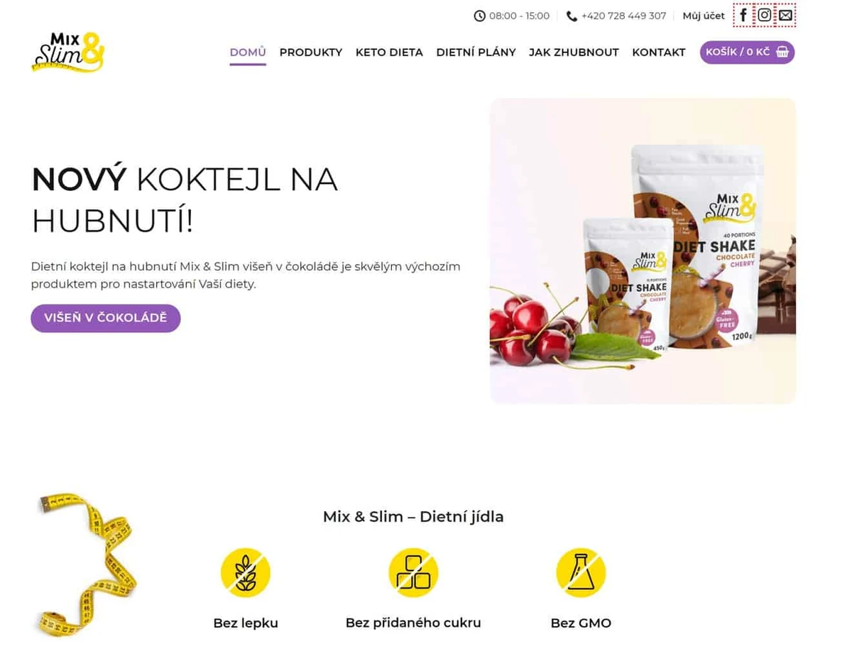Hodnocení keto diety Mix & Slim