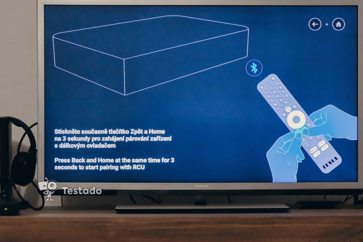 spuštění Tesla MediaBox XT850