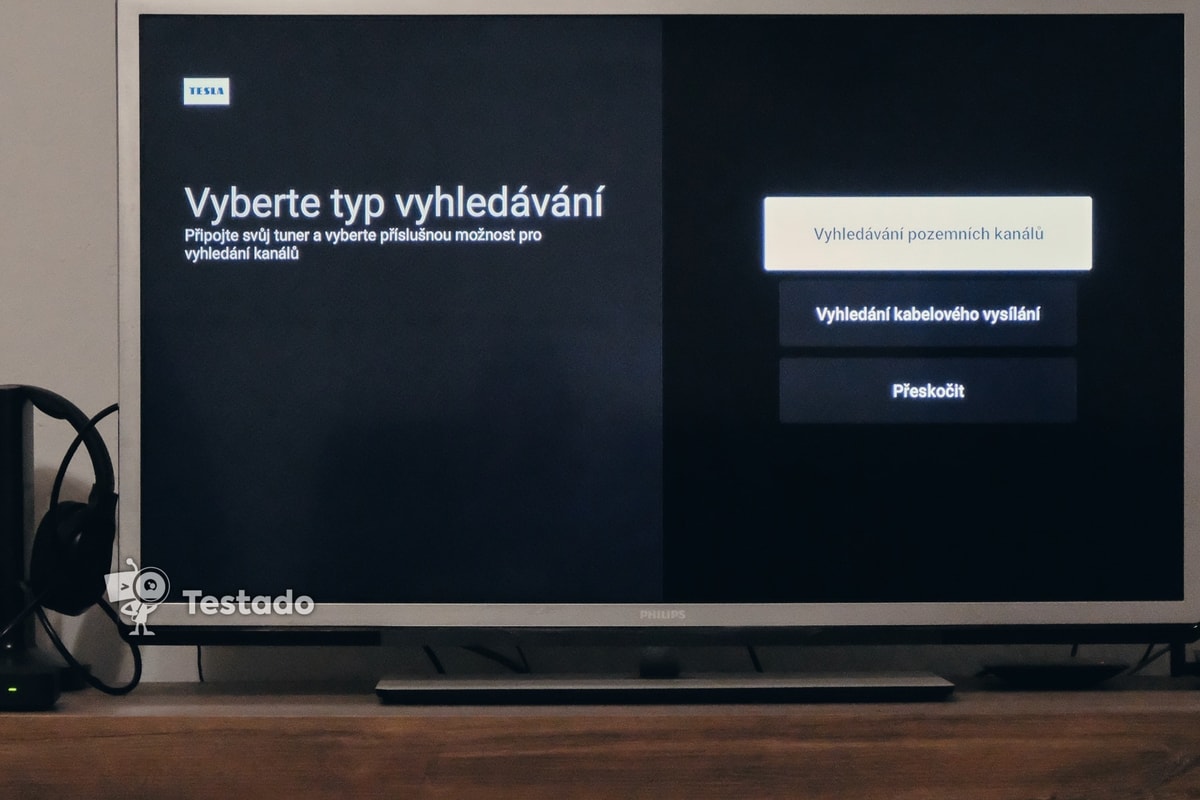 Tesla MediaBox XT850 vysílání