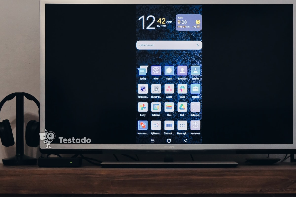 Tesla MediaBox XT850 zrcadlení