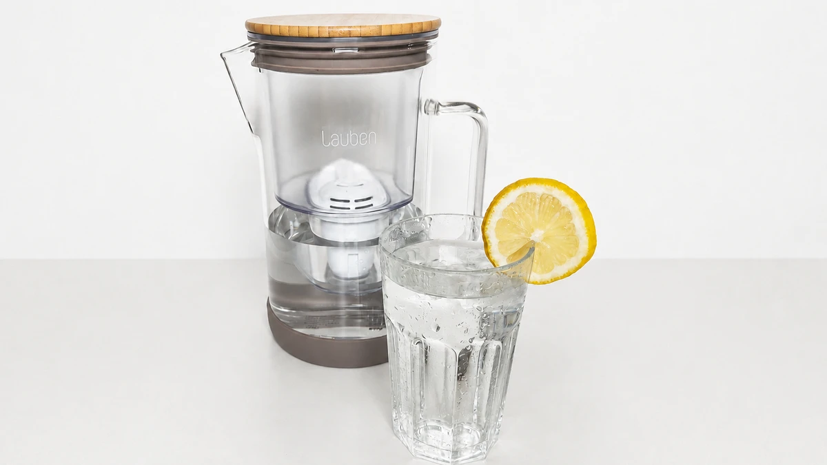 Recenze filtrační konvice Lauben Glass Water Filter Jug 25GW