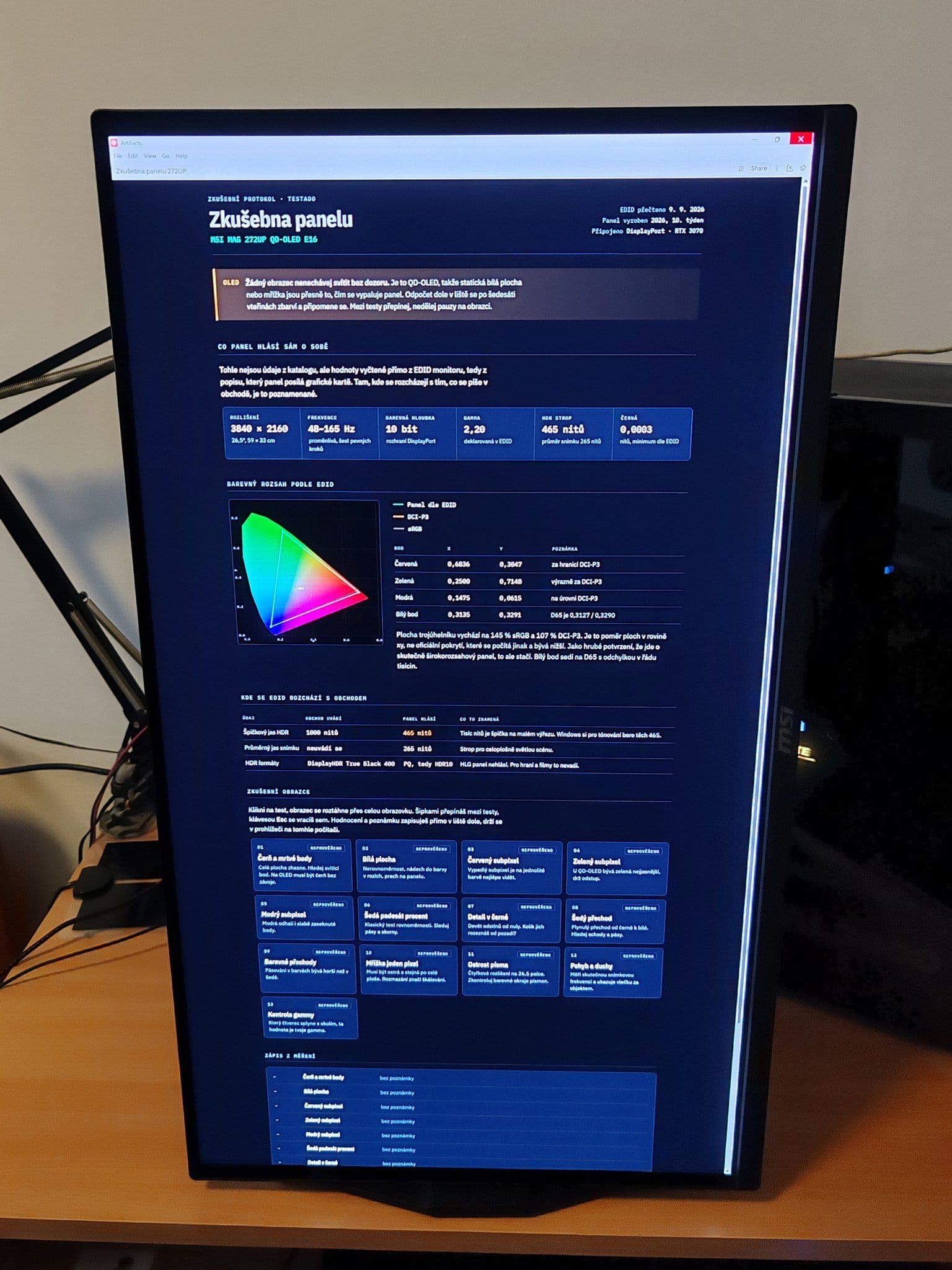 MSI MAG 272UP QD-OLED E16