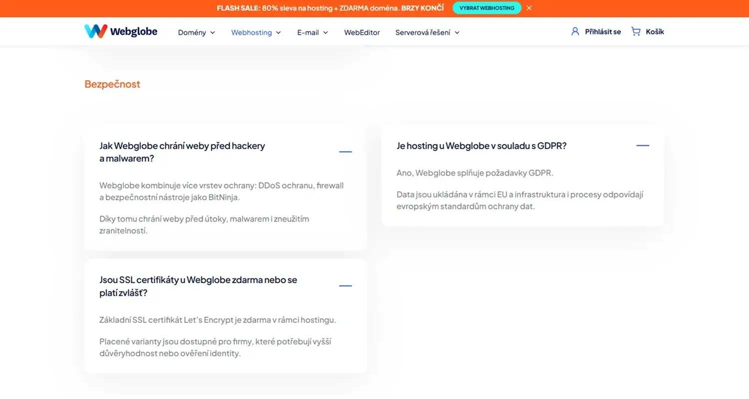 Recenze Webhosting Webglobe03