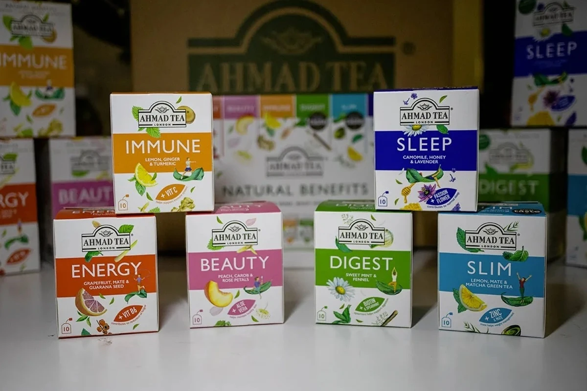 Recenze sady čajů Ahmad Tea Natural Benefits Selection - úvodní obrázek