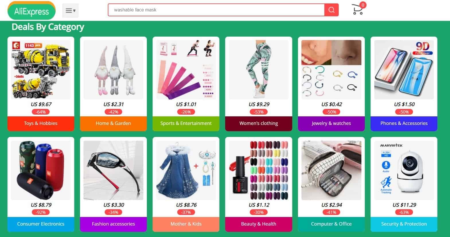 nabídka aliexpress