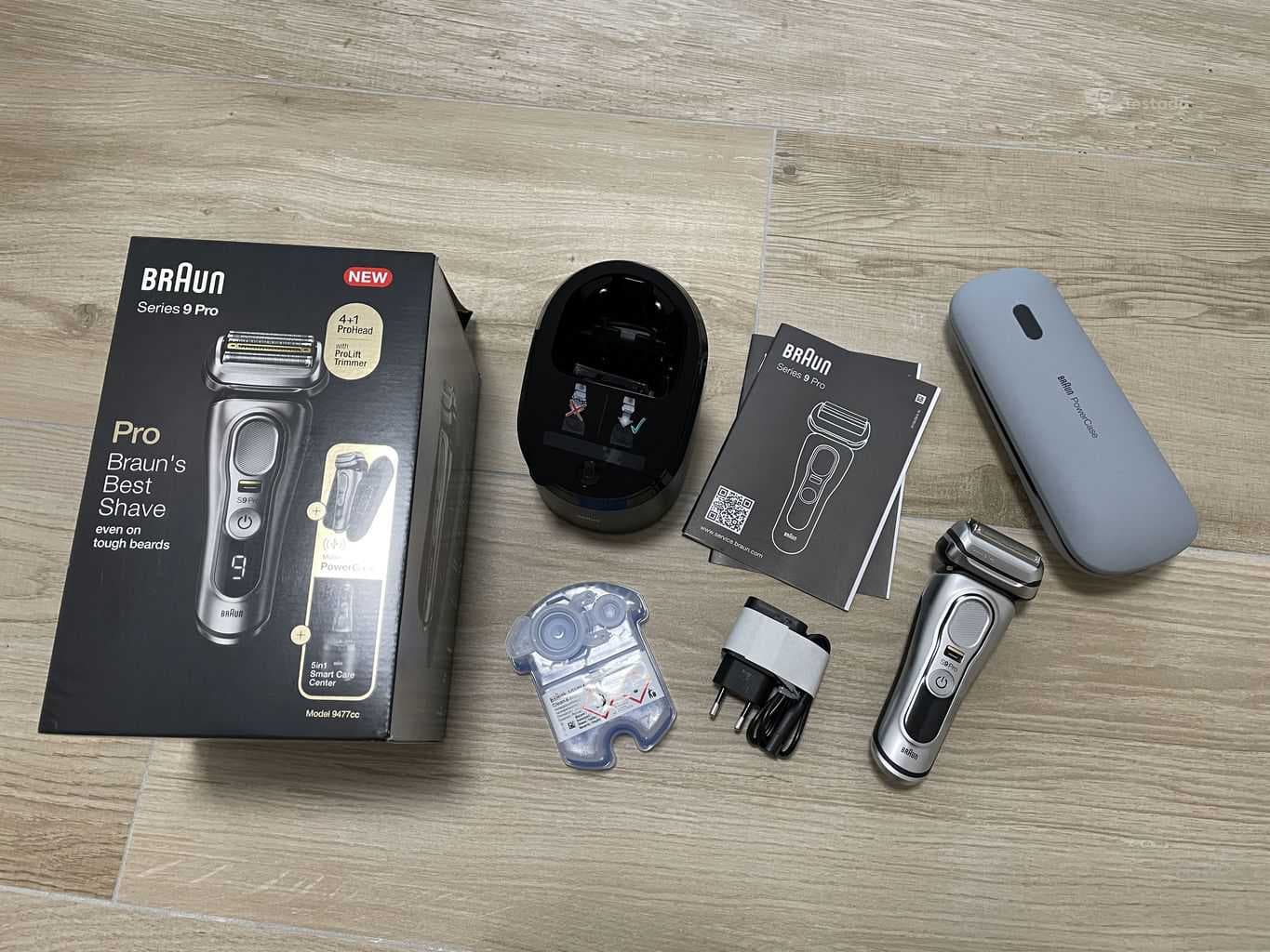 Braun Series 9 Pro a obsah balení