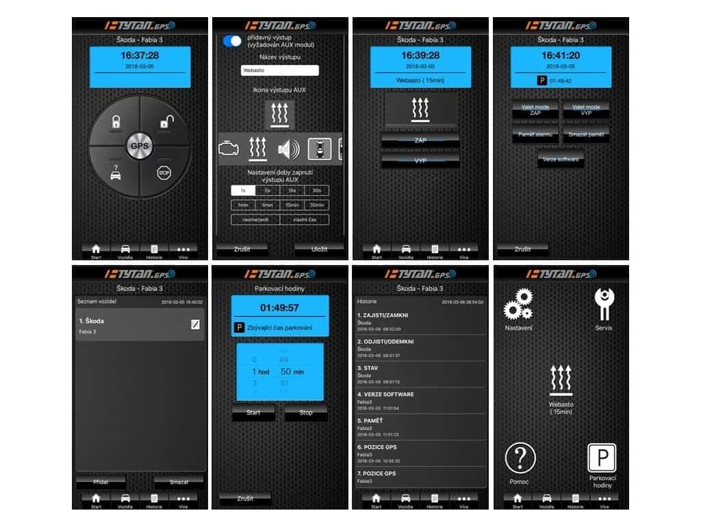 Autoalarm Tytan - mobilní aplikace recenze