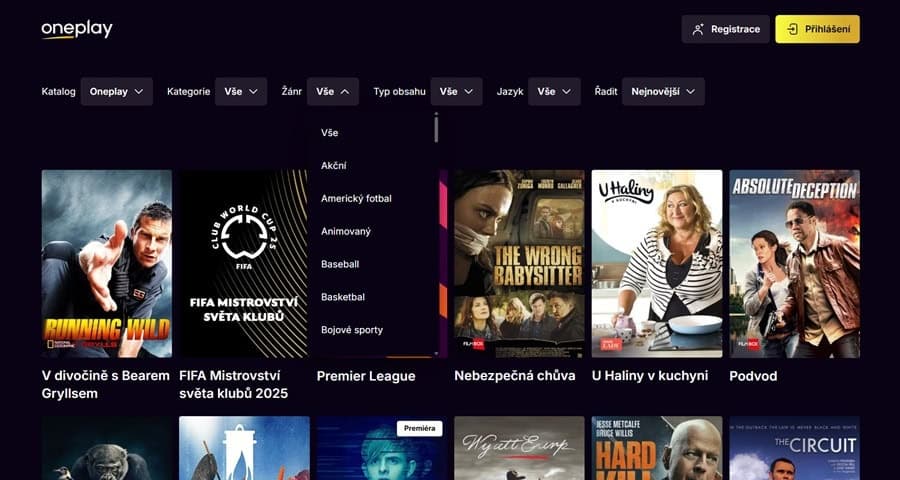 Co vidět na Oneplay - recenze streamovací služby oneplay