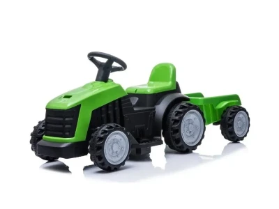 Dětský elektrický traktor s vlečkou