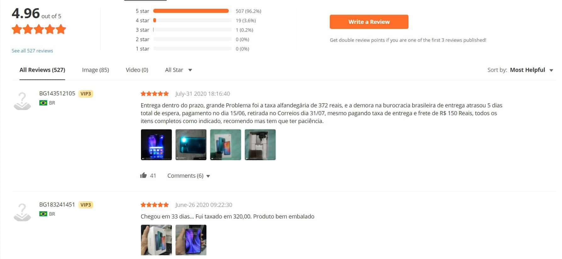 recenze produktů banggood