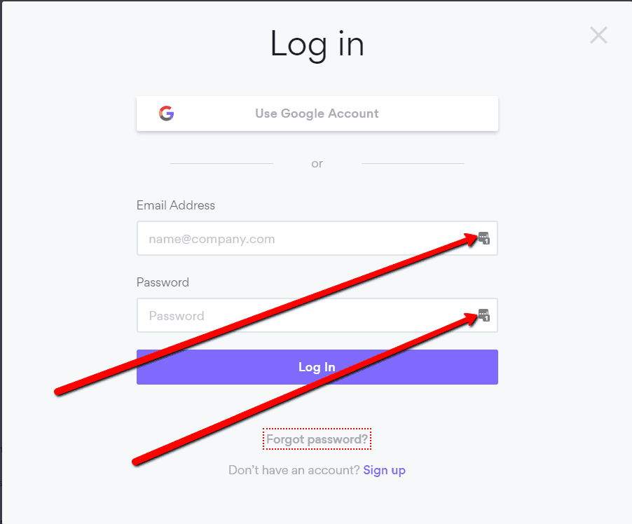LastPass automatické vyplnění hesla
