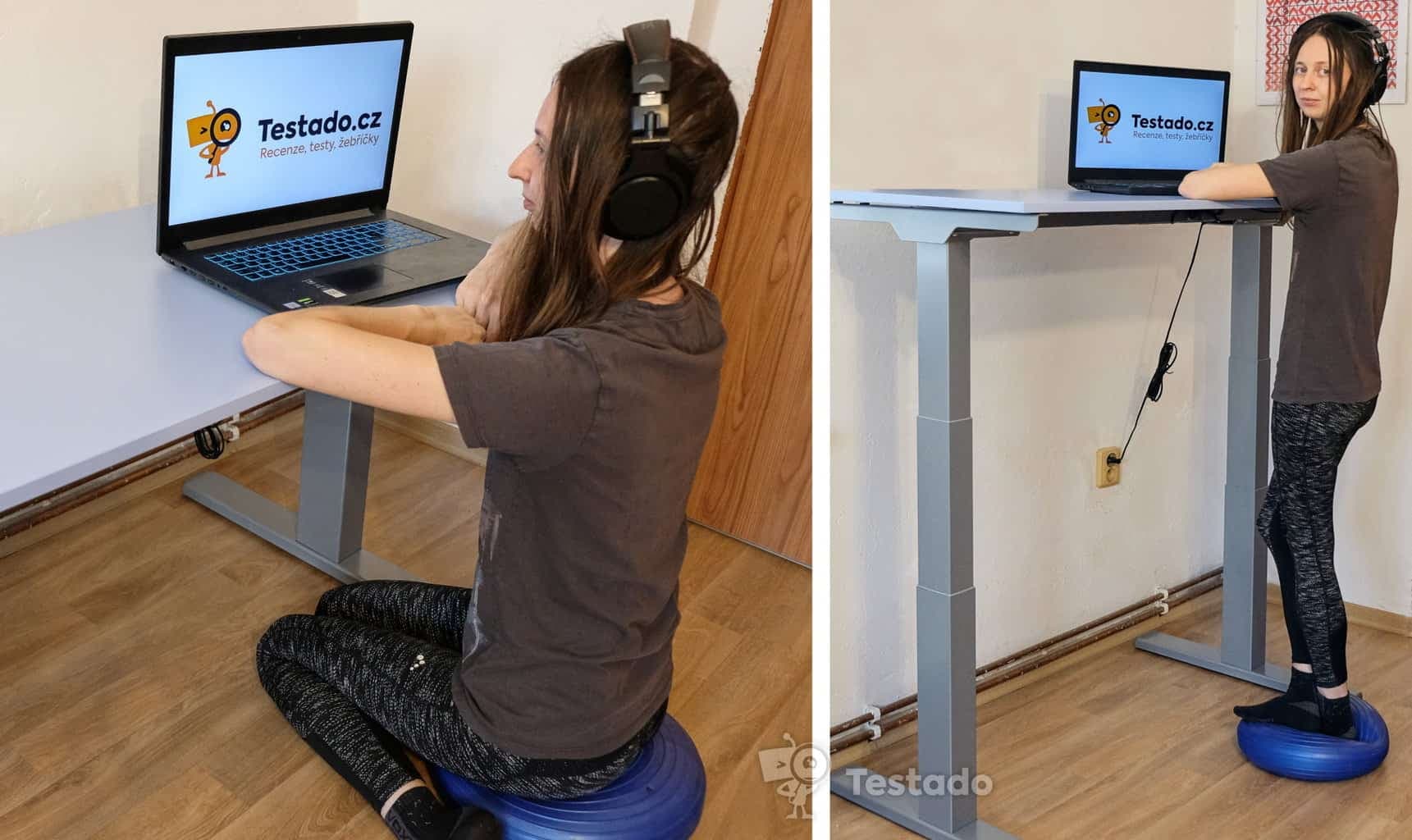 minimální výška / maximální výška stolu Liftor