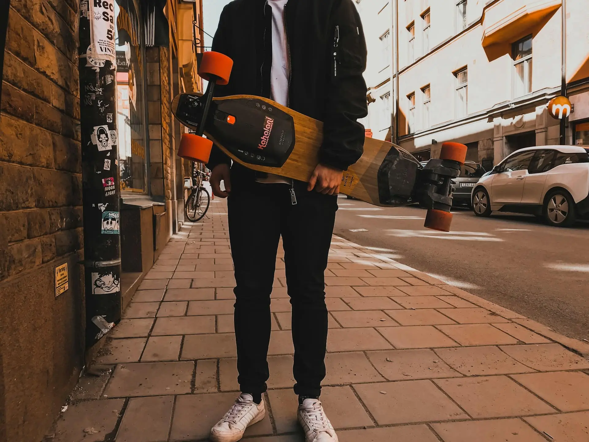 Hmotnost elektrického skateboardu