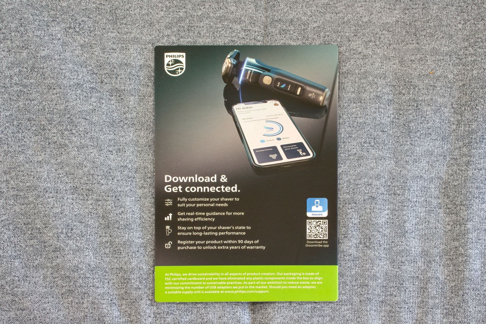 mobilní aplikace philips groomtribe, recenze testado
