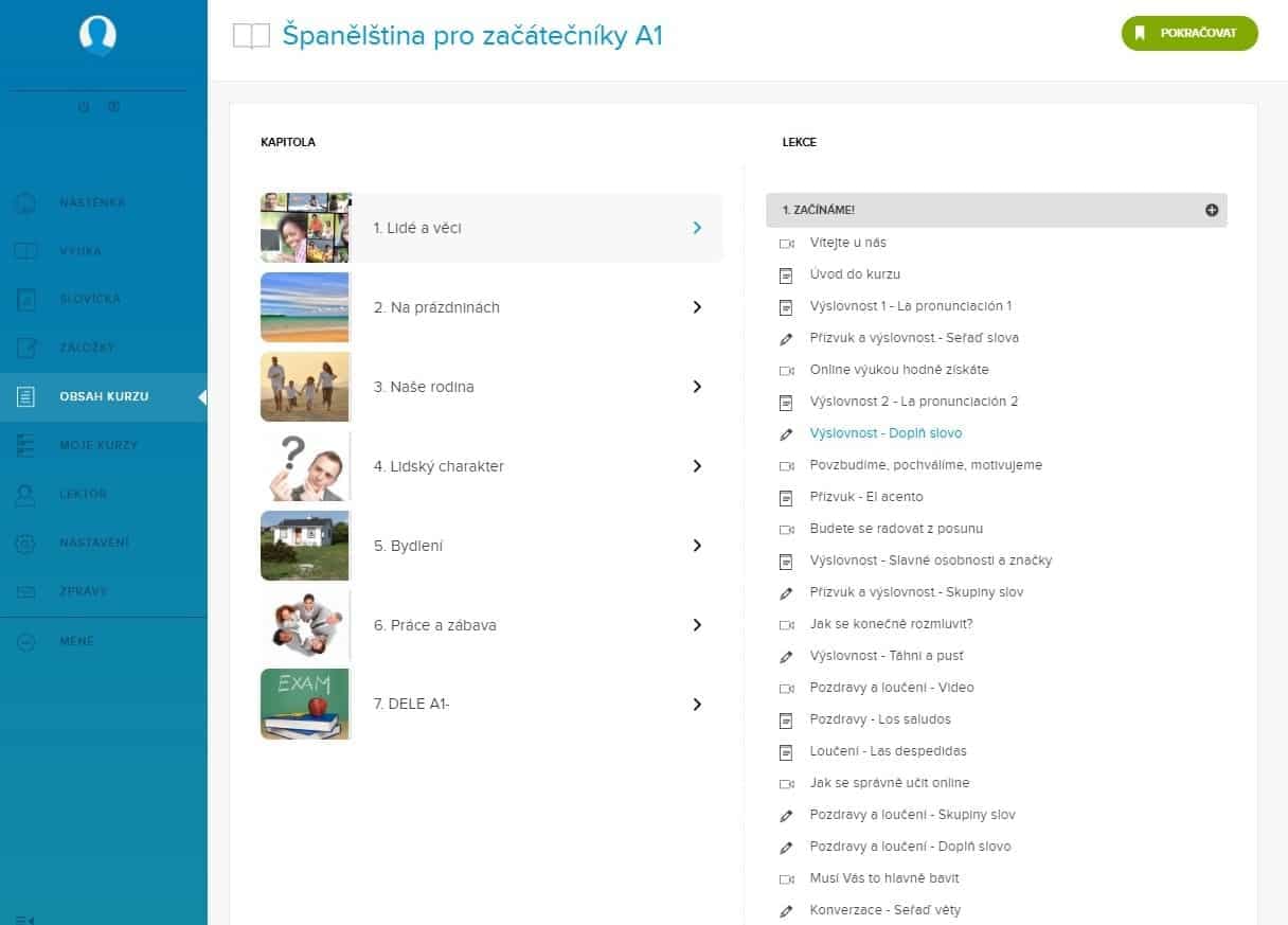 výuka španělštiny online