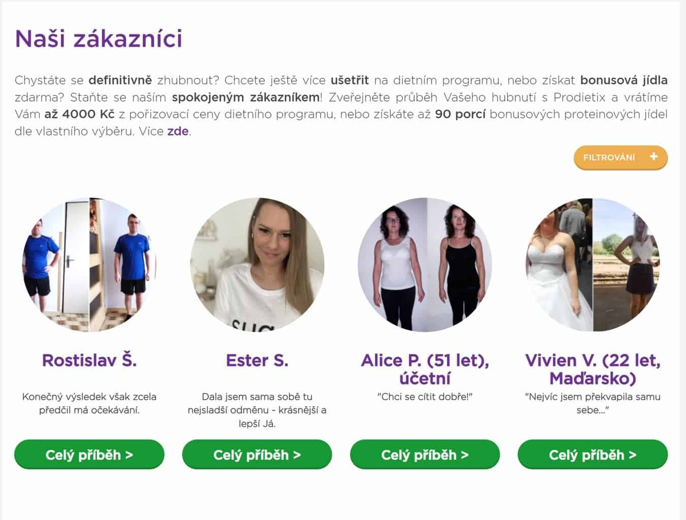 Cena a výhodnost, Prodietix.cz