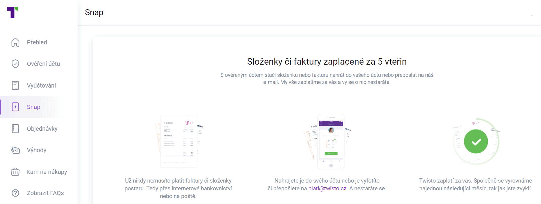 aplikace twisto webová platforma