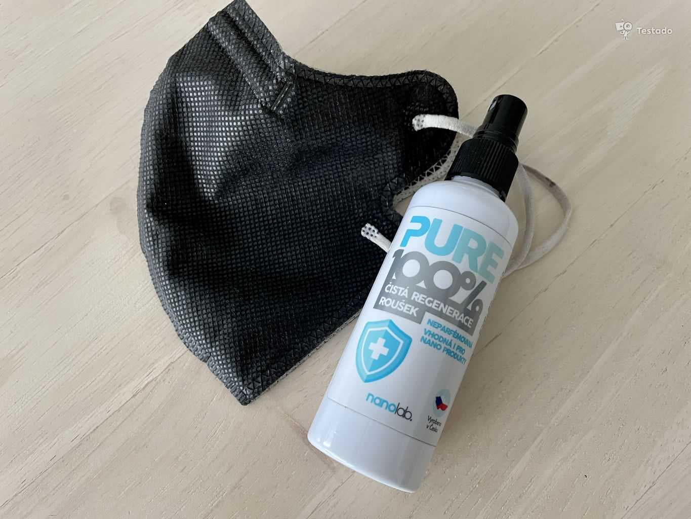 test PURE 100% regenerace roušek a respirátorů