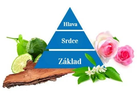 pyramida vůní parfémy