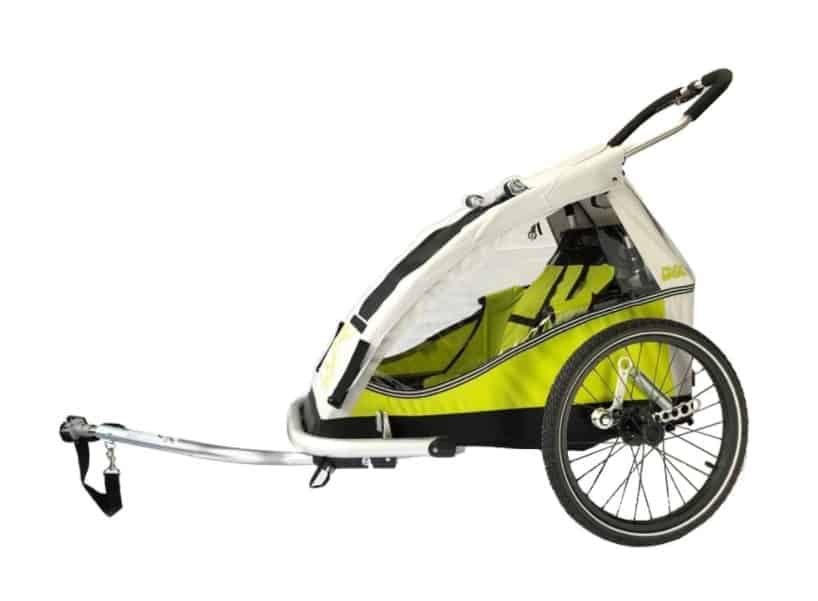 test cyklovozíku Croozer XLC Mono s odpružením DOGY