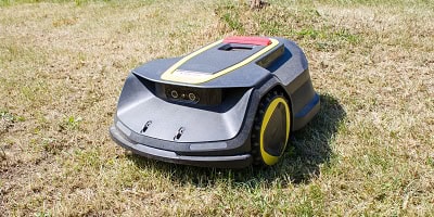sekání trávy Karcher RCX 6, robotická sekačka, recenze Testado