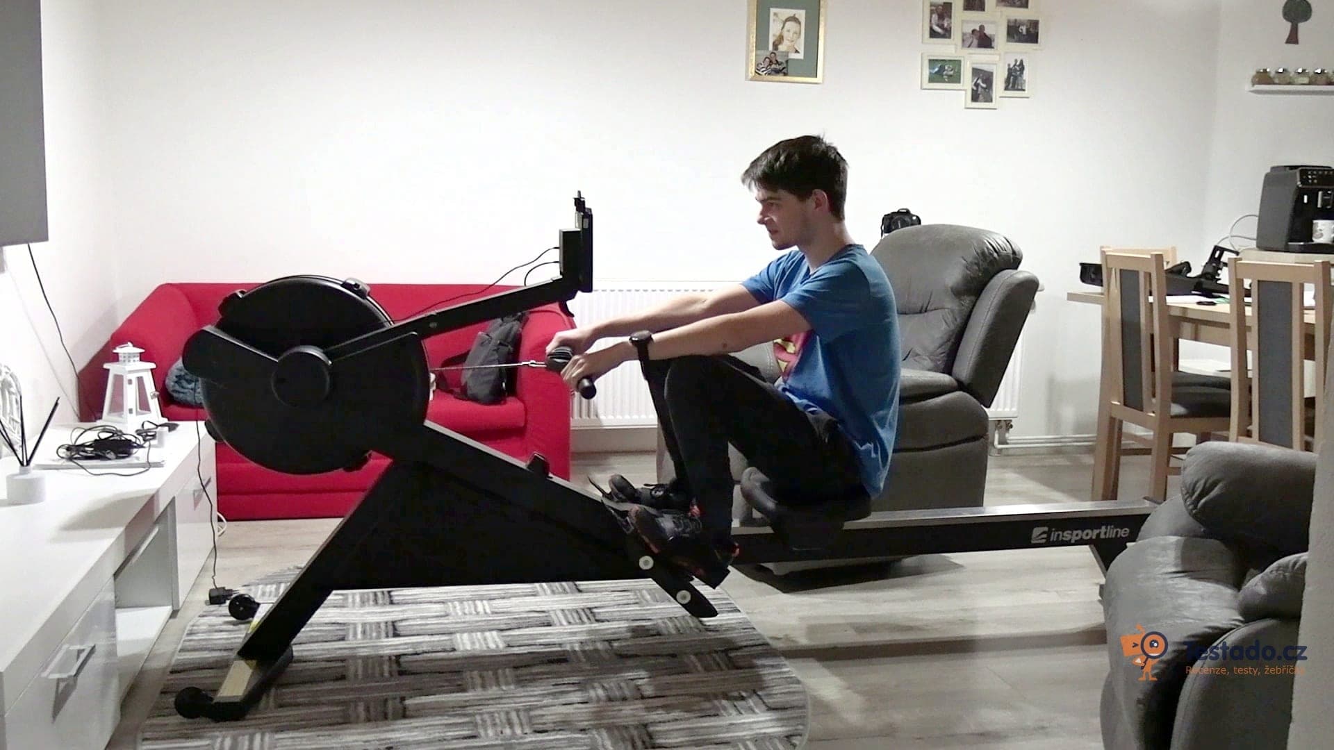 Veslovací trenažér inSPORTline RowAir, recenze testado