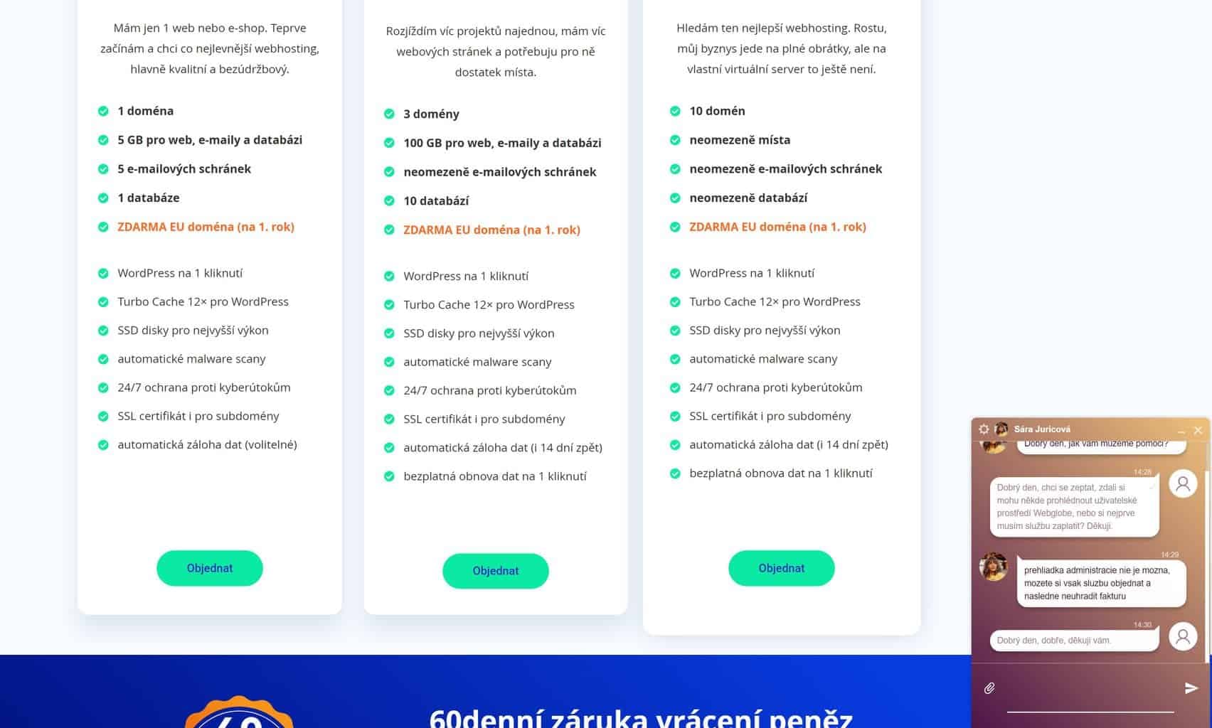 Webglobe - online chat, test