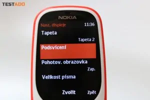 Nokia 3310 - prostředí