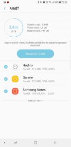 Samsung Galaxy Note8 N950F 64GB Single SIM - systém