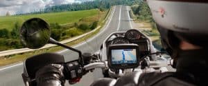 GPS na motorce