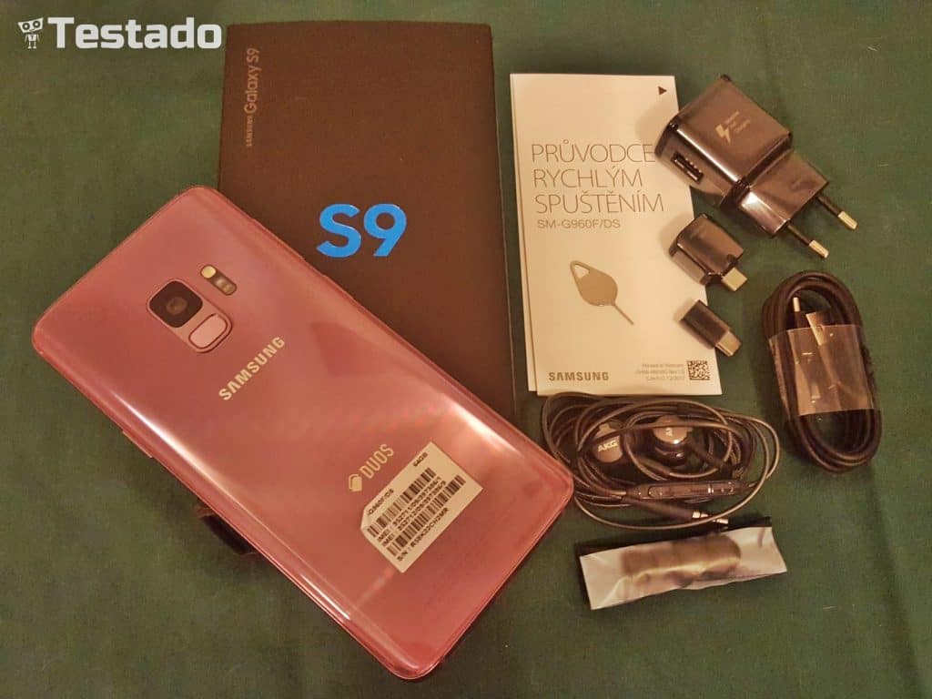 Samsung Galaxy S9 64 GB Dual SIM - obsah balení