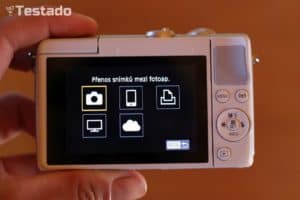 Recenze Canon EOS M100 - menu