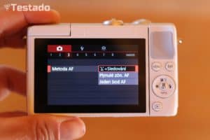 Recenze Canon EOS M100 - menu