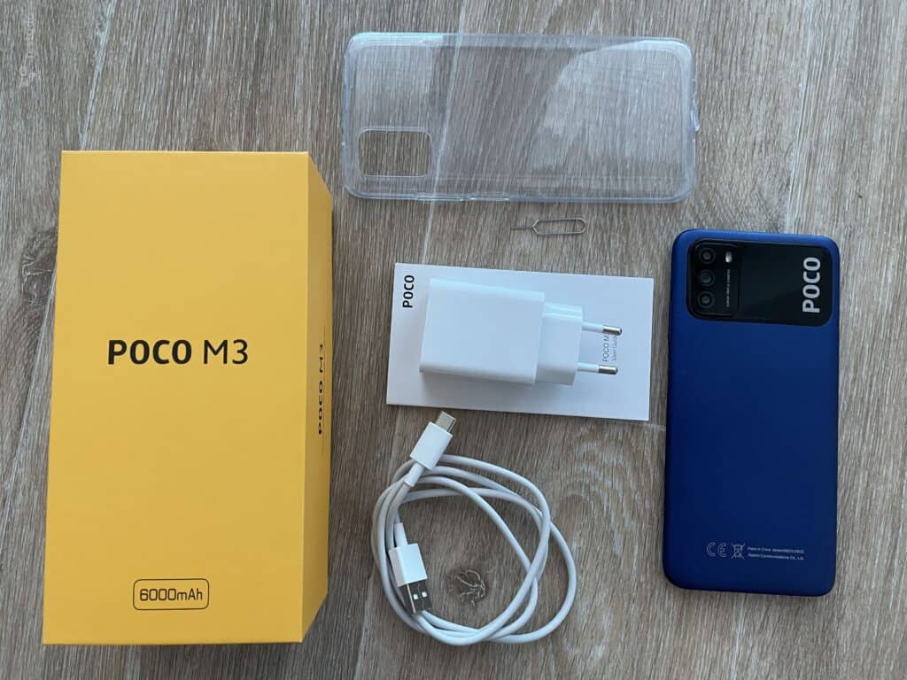 Xiaomi Poco M3 obsah balení