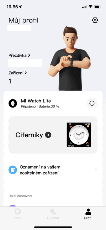 Recenze smart hodinek Xiaomi Mi Watch Lite - aplikace a funkce