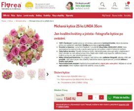 Florea vázaná kytice recenze testado