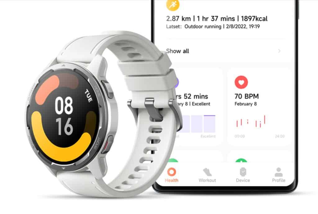 Xiaomi Watch S1 Active aplikace na mobilu