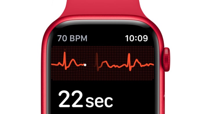 chytré hodinky Apple Watch 8 měří EKG recenze