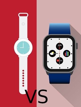 Smart hodinky Xiaomi a a kulatý nebo hranatý tvar ciferníku.