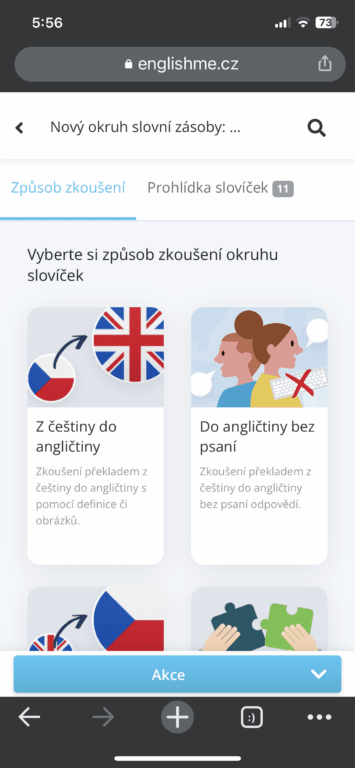 Englishme aplikace