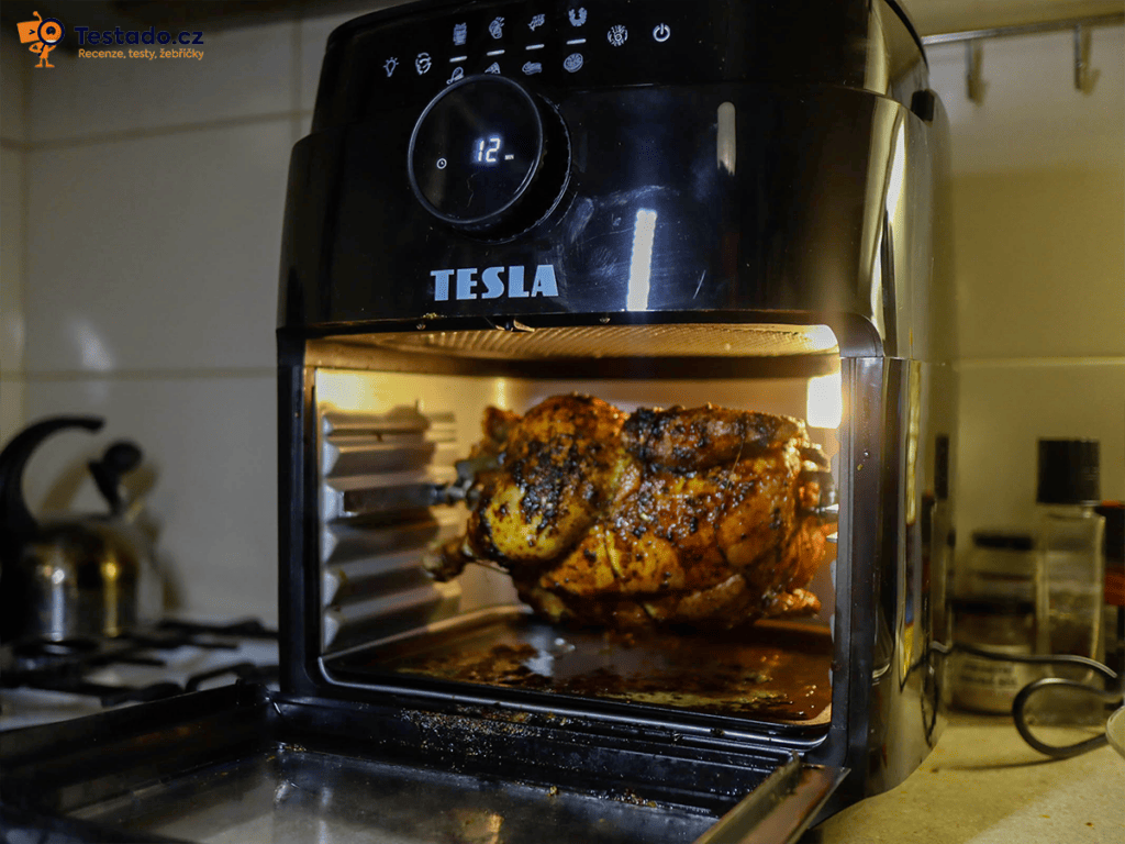 TESLA AirCook & Grill QG800 WiFi - dokonalé kuře