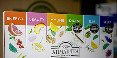 Recenze sady čajů Ahmad Tea Natural Benefits Selection