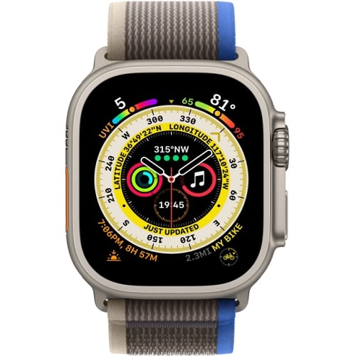 Displej a ovládání - apple watch ultra